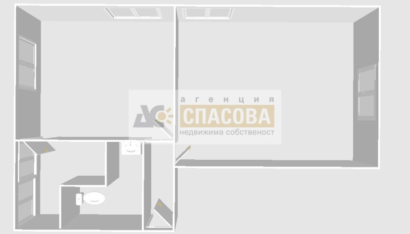Till salu  1 sovrum Varna , Centar , 48 kvm | 33089106 - bild [5]