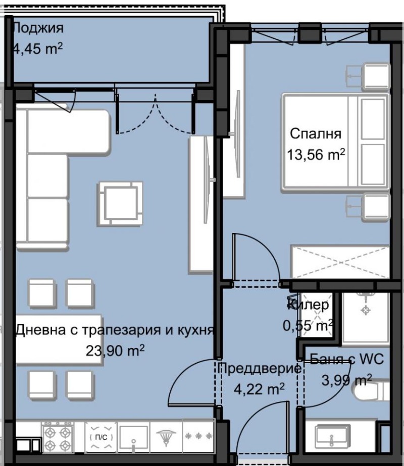 Продава 2-СТАЕН, гр. Пловдив, Христо Смирненски, снимка 2 - Апартаменти - 52814005