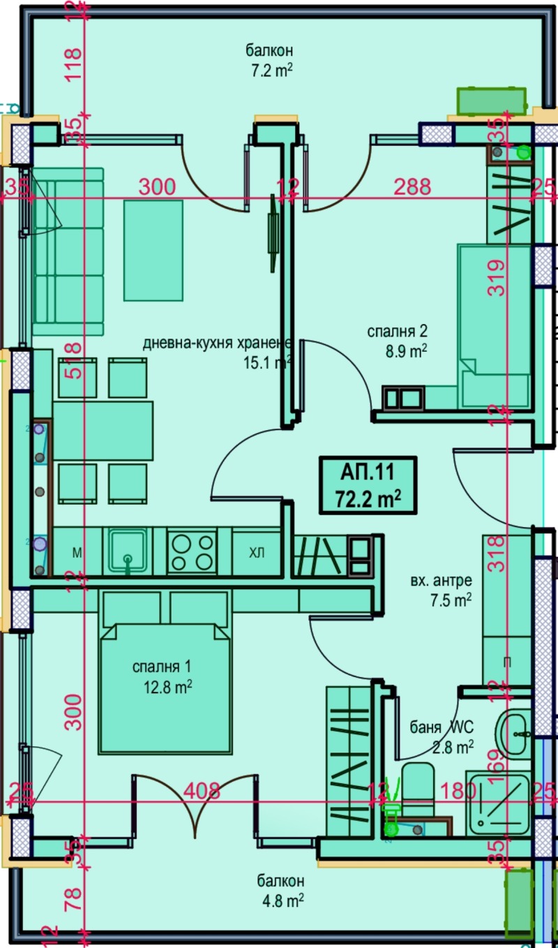 Продава 3-СТАЕН, гр. Приморско, област Бургас, снимка 10 - Aпартаменти - 48554676