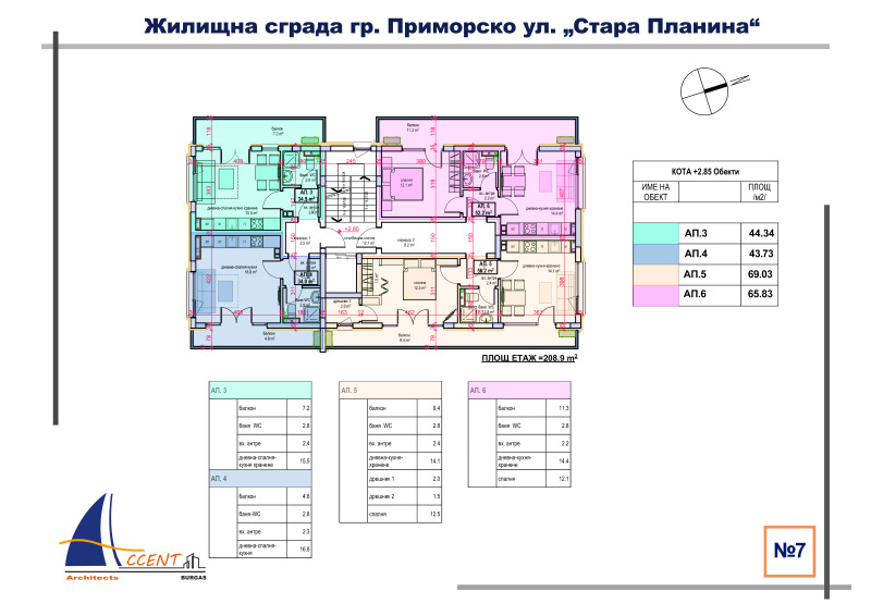 Продава 3-СТАЕН, гр. Приморско, област Бургас, снимка 7 - Aпартаменти - 48554676