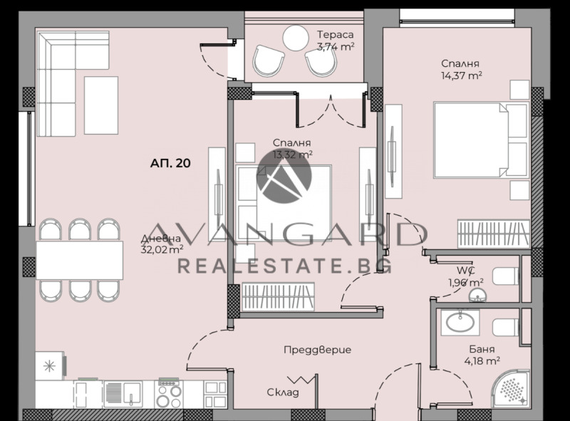 Продава 3-СТАЕН, гр. Пловдив, Христо Смирненски, снимка 3 - Aпартаменти - 49557620