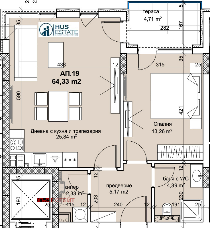 Продава  2-стаен град София , Лозенец , 76 кв.м | 89203298 - изображение [2]