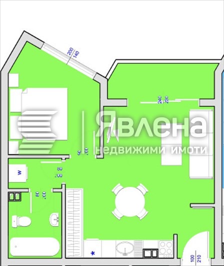 Te koop  1 slaapkamer regio Varna , Bjala , 57 m² | 88340689 - afbeelding [3]