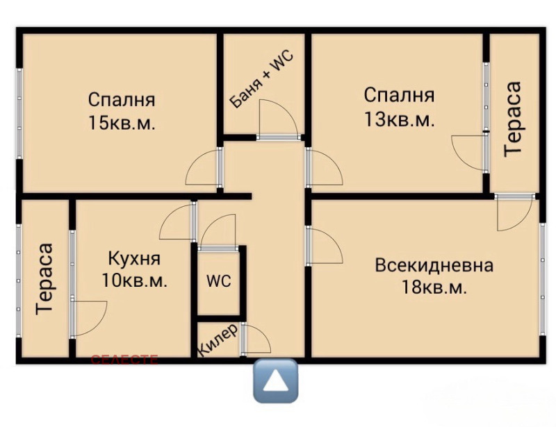 Na prodej  2 ložnice Sofia , Lagera , 80 m2 | 79394182 - obraz [15]