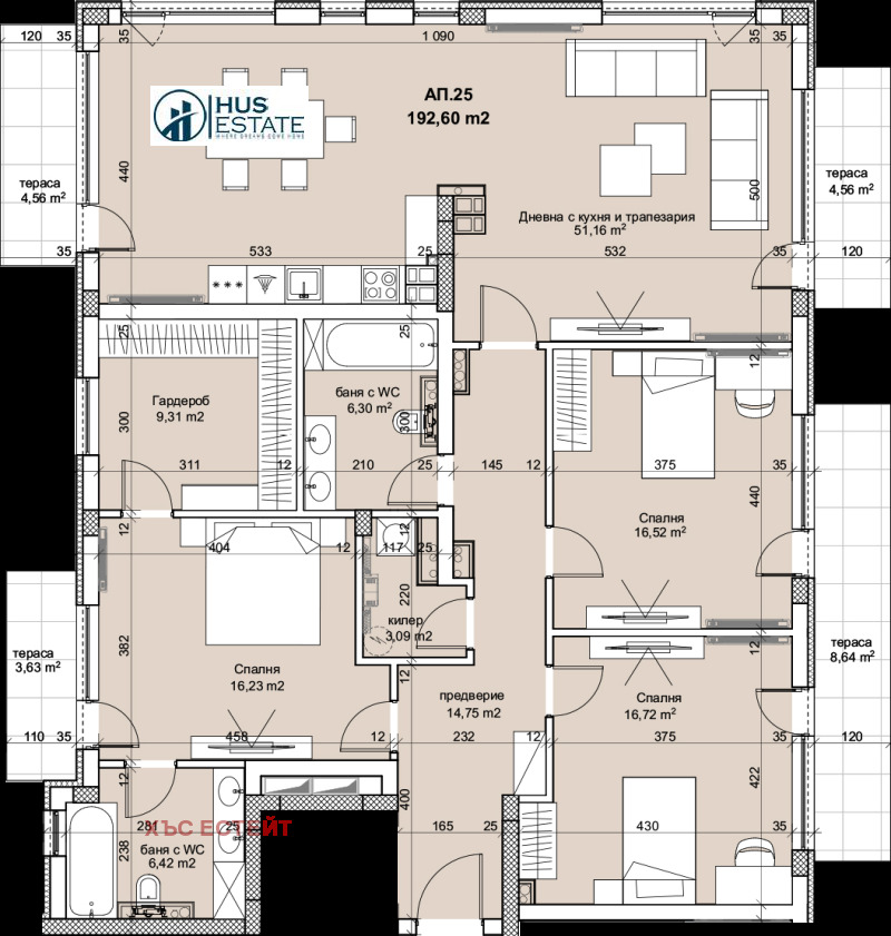 In vendita  3 camere da letto Sofia , Lozenets , 223 mq | 37070407 - Immagine [2]
