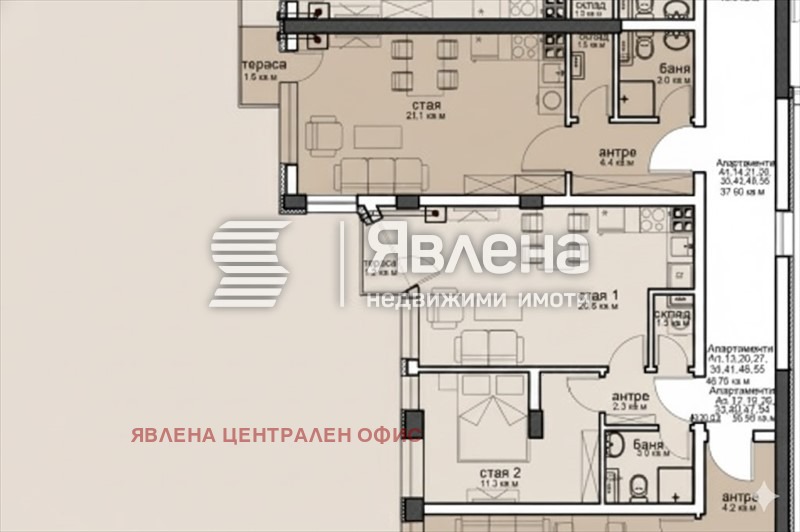 Продава 3-СТАЕН, гр. София, Витоша, снимка 2 - Апартаменти - 53195717