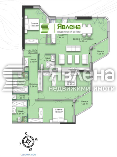 Продава  4-стаен град София , Кръстова вада , 205 кв.м | 83282251 - изображение [3]