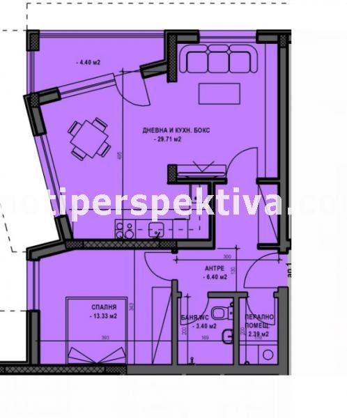 Na prodej  1 ložnice Plovdiv , Kjučuk Pariž , 84 m2 | 74346220 - obraz [16]