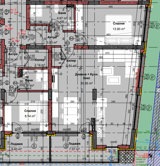 Продава  2-стаен град Варна , Изгрев , 87 кв.м | 37654526 - изображение [8]