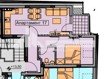 Продава 2-СТАЕН, гр. Пловдив, Христо Смирненски, снимка 2 - Aпартаменти - 49128765