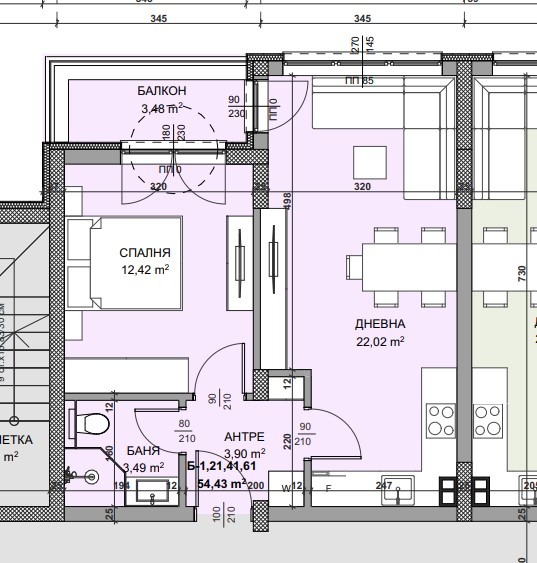 For Sale  1 bedroom Varna , Vladislav Varnenchik 1 , 62 sq.m | 30328179