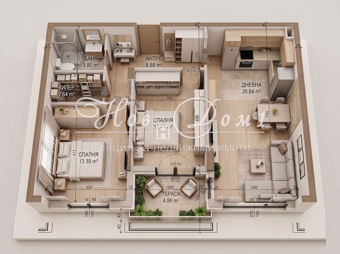 Продава 3-СТАЕН, гр. Варна, Кайсиева градина, снимка 12 - Апартаменти - 54352189