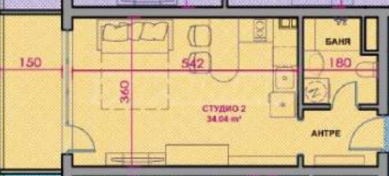 In vendita  Studio regione Burgas , Pomorie , 38 mq | 58136909 - Immagine [3]