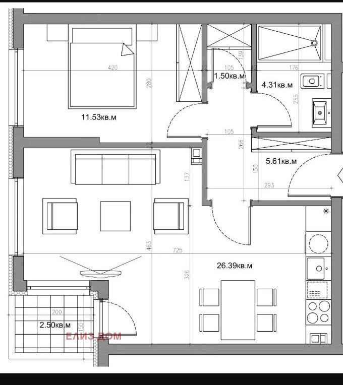 Продава 2-СТАЕН, гр. Варна, Виница, снимка 15 - Апартаменти - 52547626