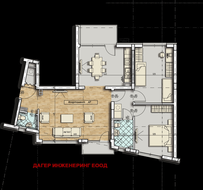 Продава  3-стаен град София , Стрелбище , 122 кв.м | 98295473 - изображение [6]