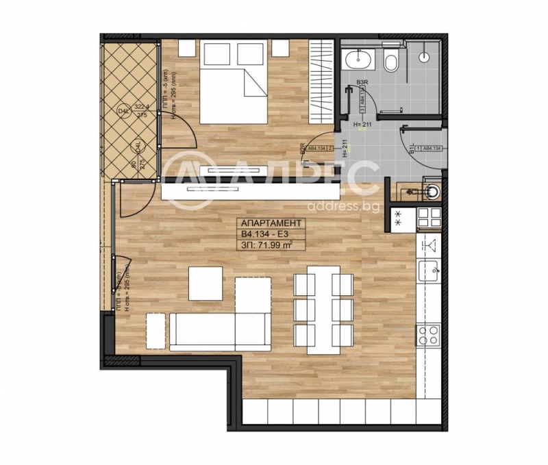 En venta  1 dormitorio Sofia , Boyana , 90 metros cuadrados | 25900825 - imagen [4]