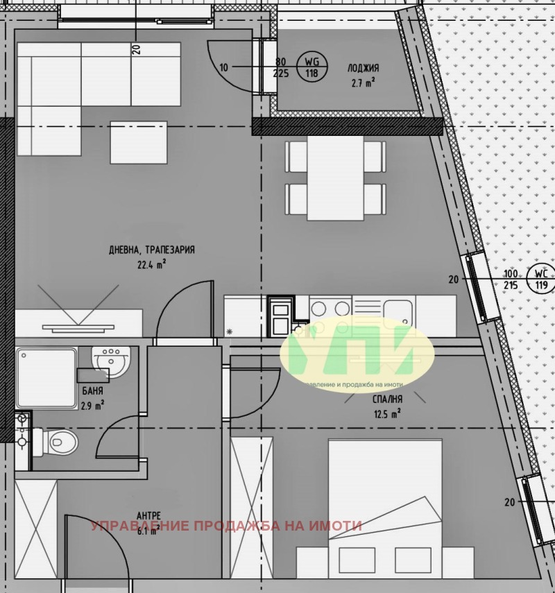 Na prodej  1 ložnice Sofia , Malinova dolina , 71 m2 | 75586794 - obraz [8]