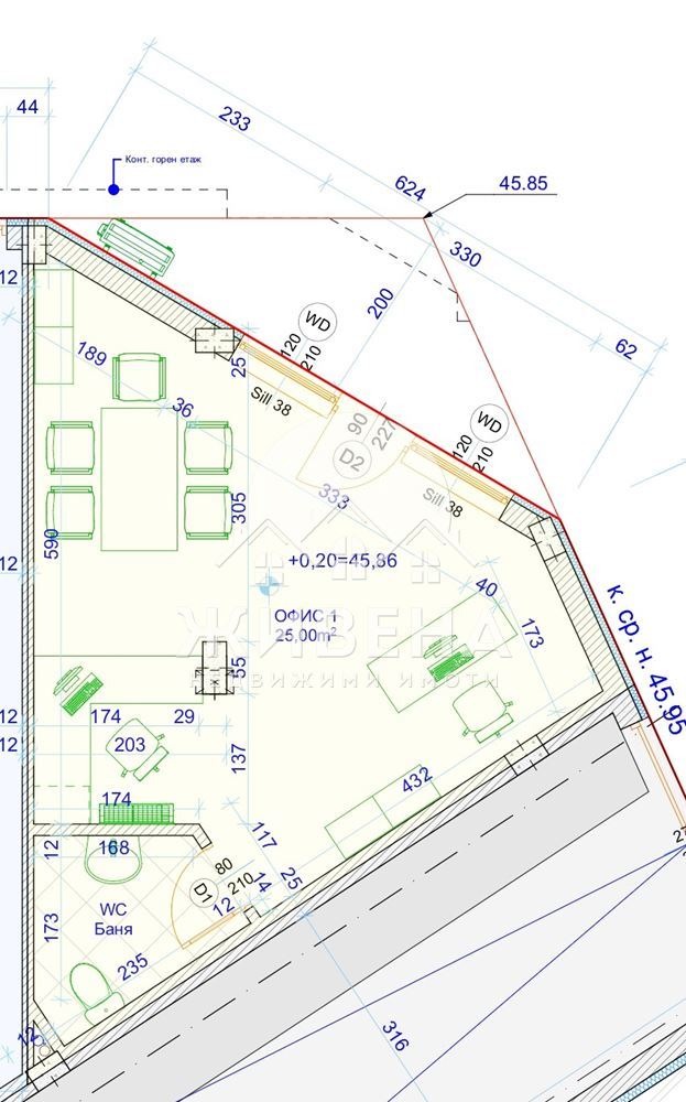 Продава ОФИС, гр. Варна, Лятно кино Тракия, снимка 10 - Офиси - 54205796