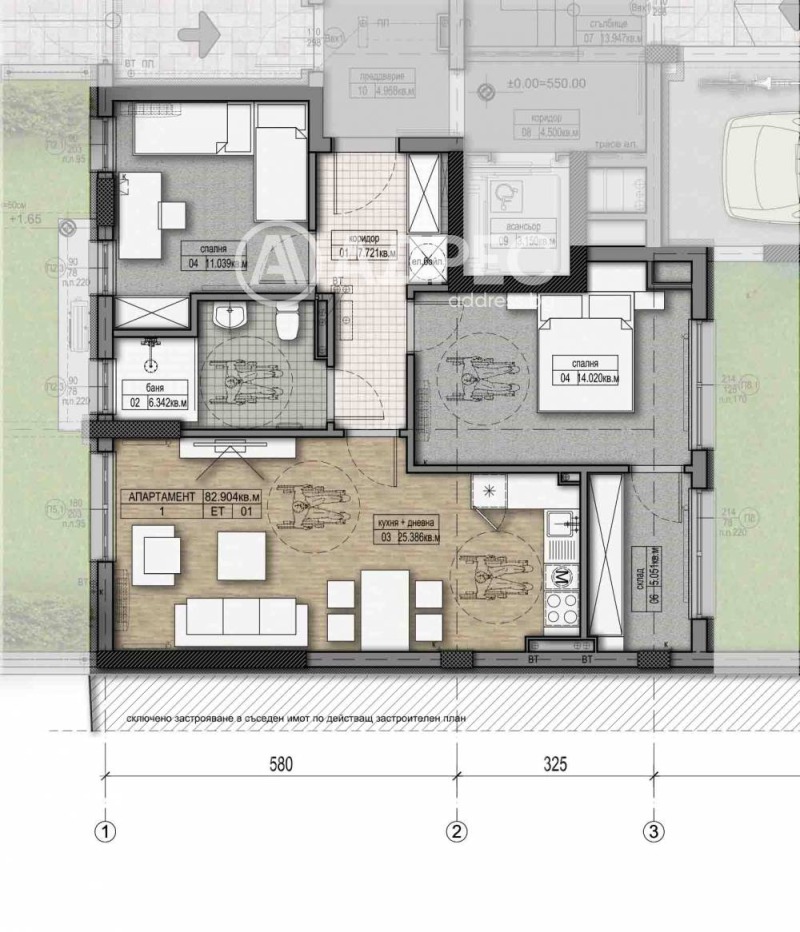 Продава 3-СТАЕН, гр. София, Дружба 2, снимка 3 - Aпартаменти - 47450339