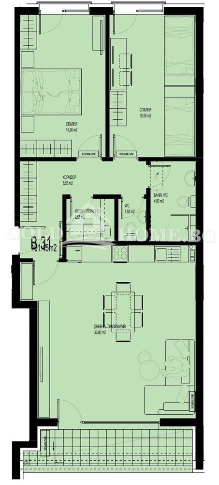 Продава 3-СТАЕН, гр. Пловдив, Христо Смирненски, снимка 7 - Апартаменти - 55920525