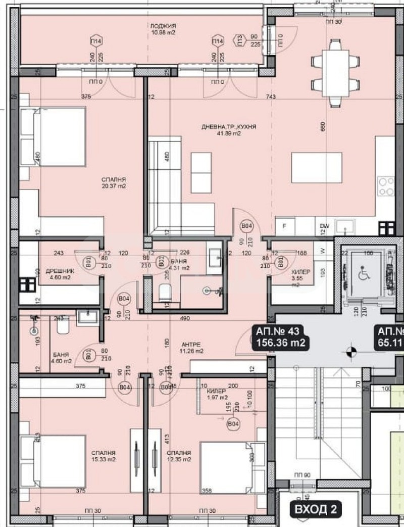 На продаж  3 кімнатна Варна , Аспарухово , 117 кв.м | 76361846 - зображення [4]