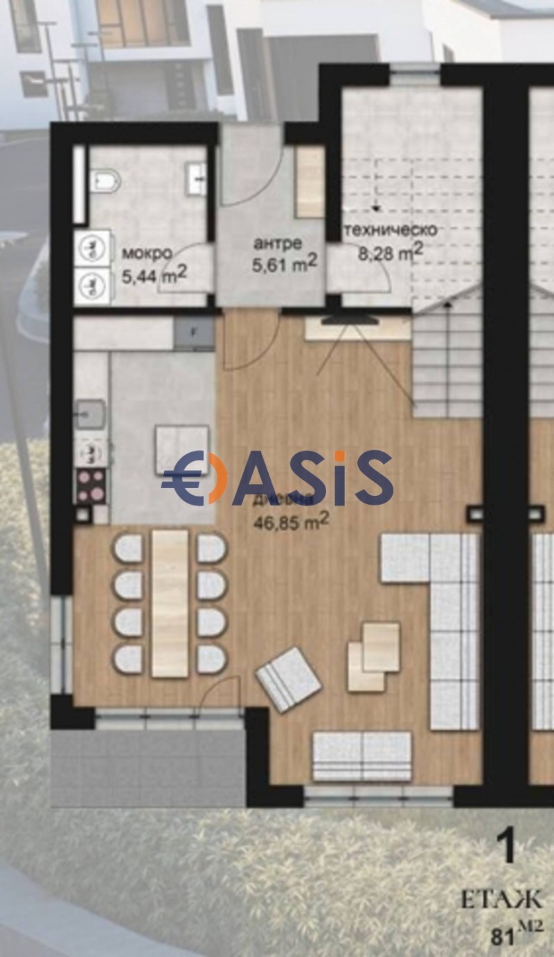 Продава КЪЩА, гр. Несебър, област Бургас, снимка 4 - Къщи - 53536378