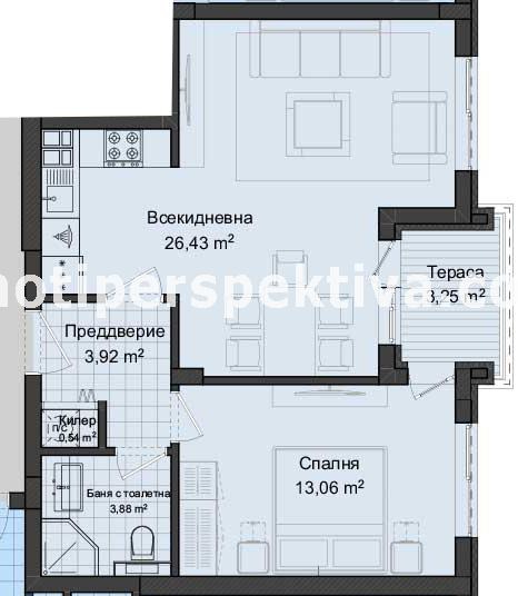 Продава  2-стаен град Пловдив , Кършияка , 71 кв.м | 19669949 - изображение [2]