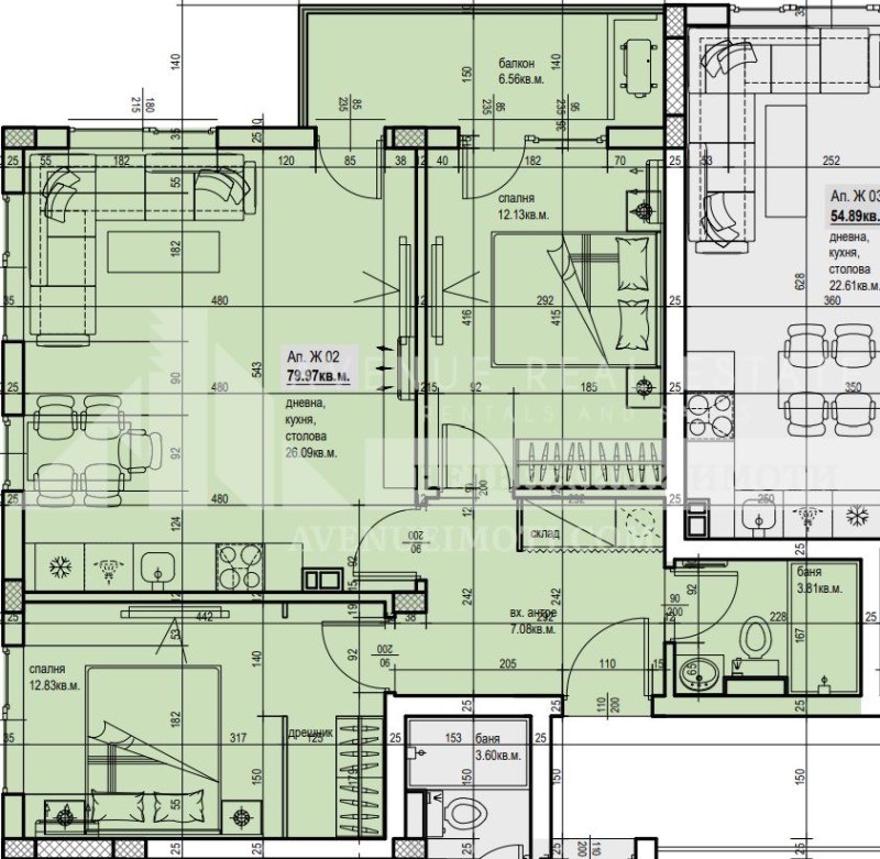 Zu verkaufen  2 Schlafzimmer Plowdiw , Juschen , 100 qm | 76285231 - Bild [3]