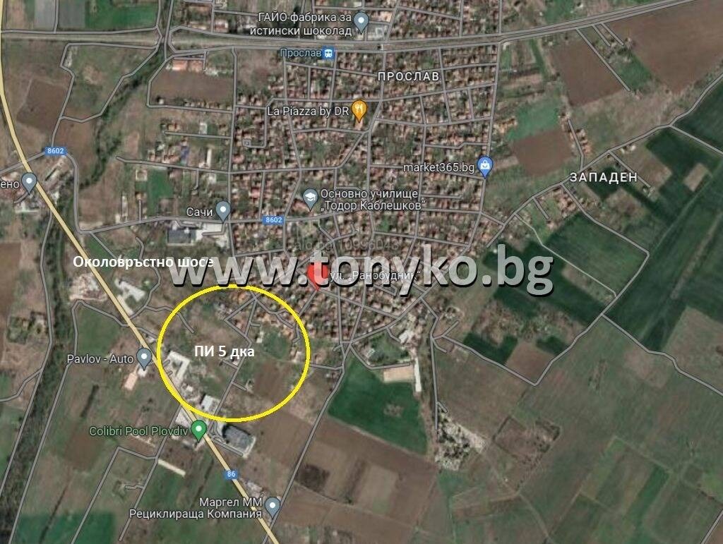 Продава ПАРЦЕЛ, гр. Пловдив, Западен