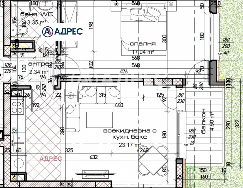Продава 2-СТАЕН, гр. Варна, Младост 1