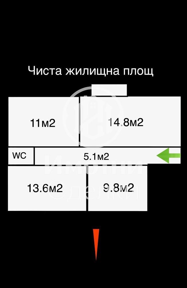 Продава 3-СТАЕН, гр. София, Гео Милев, снимка 13 - Aпартаменти - 47502939