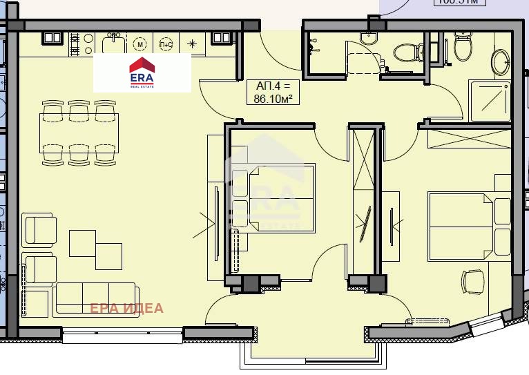Продава 3-СТАЕН, гр. София, Хаджи Димитър, снимка 3 - Апартаменти - 53823811