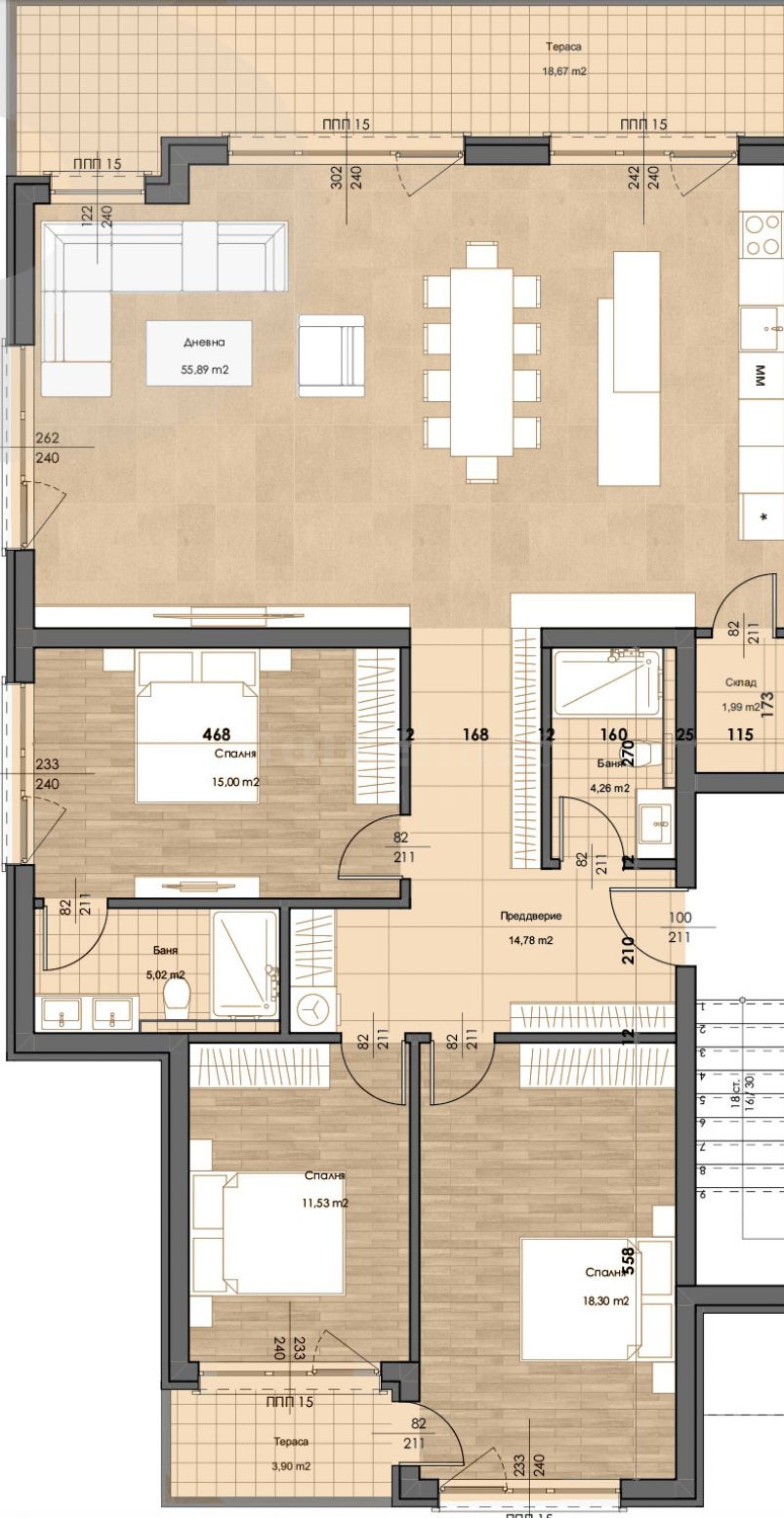 Продава 4-СТАЕН, гр. София, с. Бистрица, снимка 5 - Апартаменти - 56232071