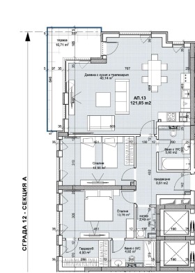 2 slaapkamers PZ Chladilnika, Sofia 2