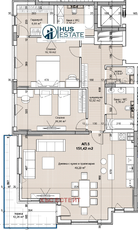 Te koop  2 slaapkamers Sofia , PZ Chladilnika , 179 m² | 37353312 - afbeelding [2]