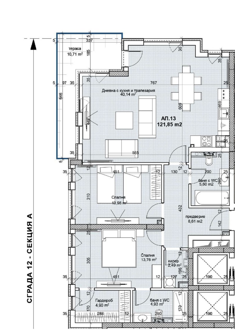 Продава  3-стаен град София , ПЗ Хладилника , 144 кв.м | 37353312 - изображение [2]