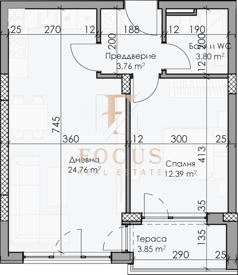 Продава 2-СТАЕН, гр. Пловдив, Тракия, снимка 2 - Aпартаменти - 48782696