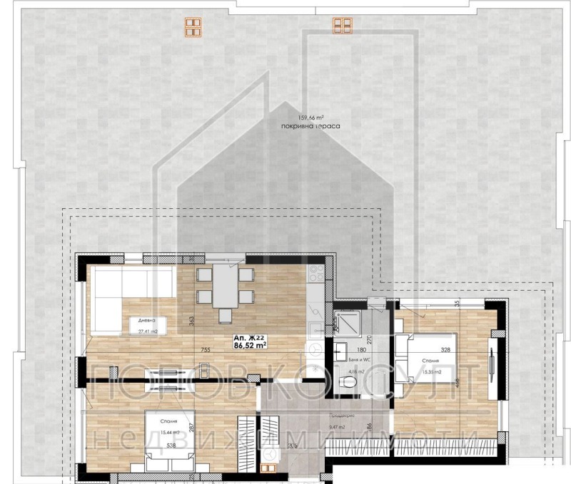 De vânzare  2 dormitoare Plovdiv , Ostromila , 284 mp | 43497416 - imagine [2]