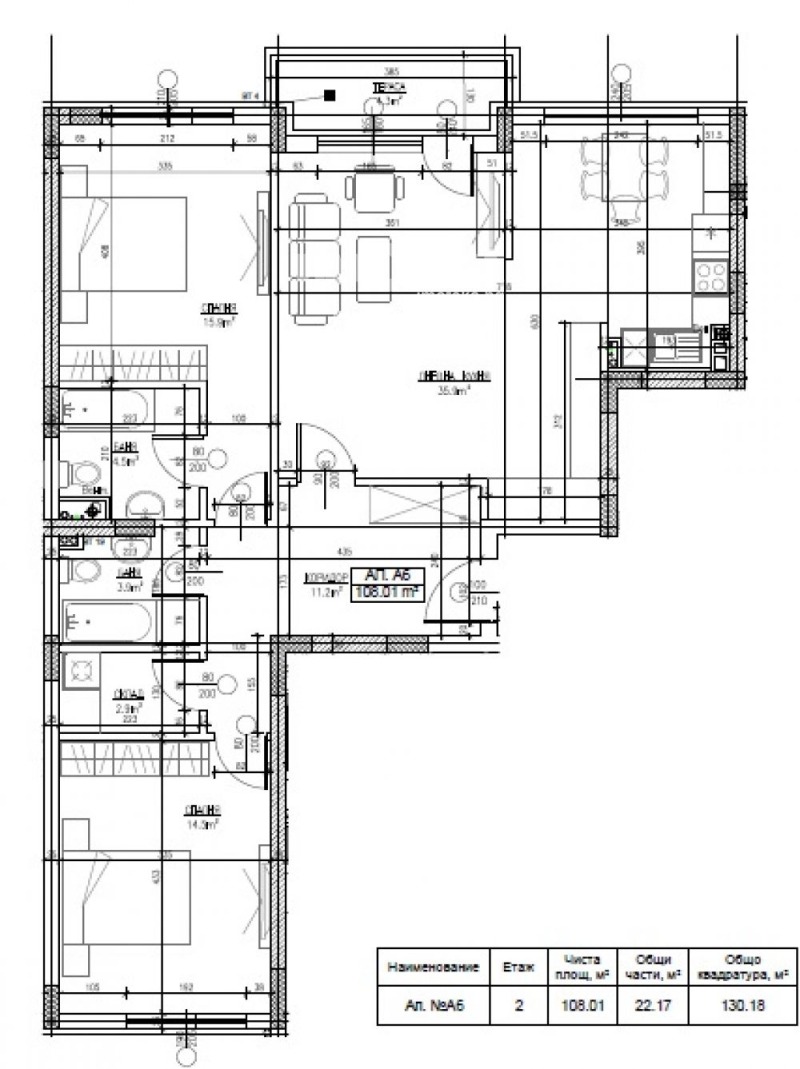 À vendre  2 chambres Sofia , Mladost 4 , 131 m² | 60643528 - image [2]