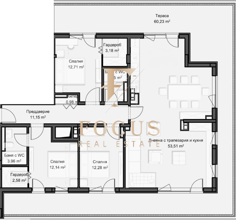Продава 4-СТАЕН, гр. Пловдив, Христо Смирненски, снимка 2 - Апартаменти - 52278645