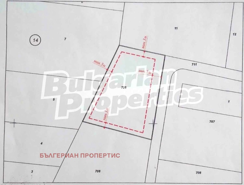 Продава  Парцел област София , гр. Елин Пелин , 2626 кв.м | 40527123 - изображение [3]