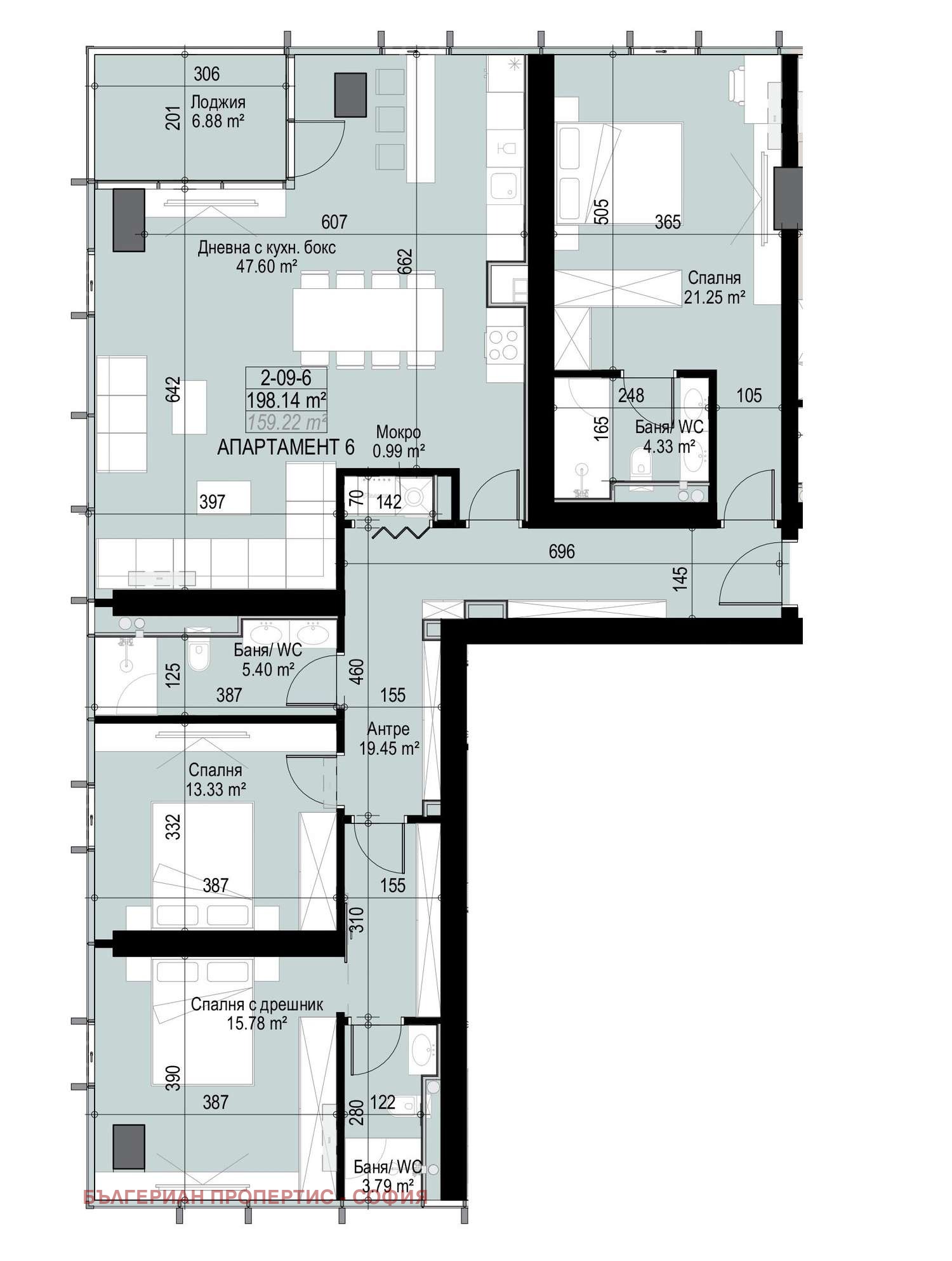Продава 4-СТАЕН, гр. София, Манастирски ливади, снимка 4 - Апартаменти - 54279902