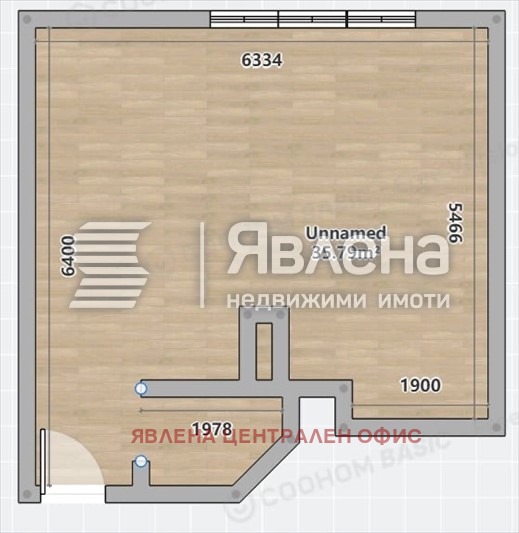 Продава 1-СТАЕН, гр. София, Център