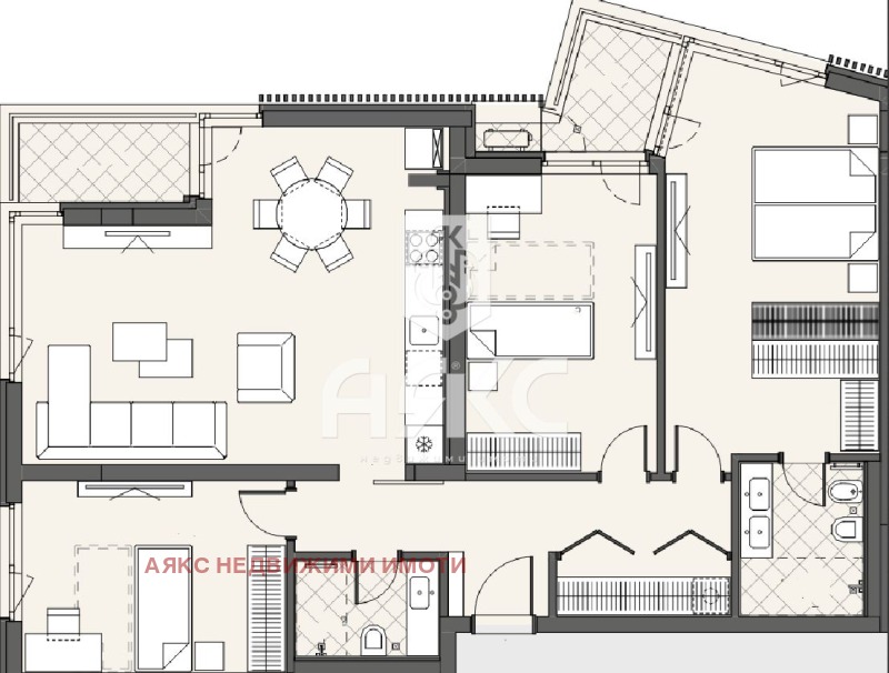 Продается  3 спальни София , Манастирски ливади , 143 кв.м | 69875382 - изображение [12]