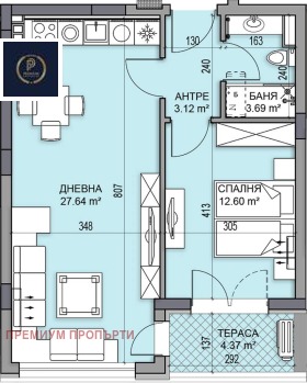 1 bedroom Gagarin, Plovdiv 3