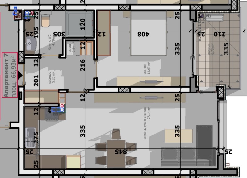 Продава 2-СТАЕН, гр. Стара Загора, Загорка, снимка 7 - Aпартаменти - 45732446