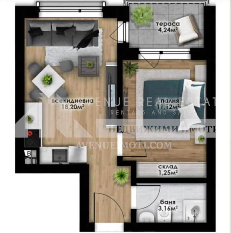 Продава 2-СТАЕН, гр. Пловдив, Остромила, снимка 5 - Апартаменти - 52822537