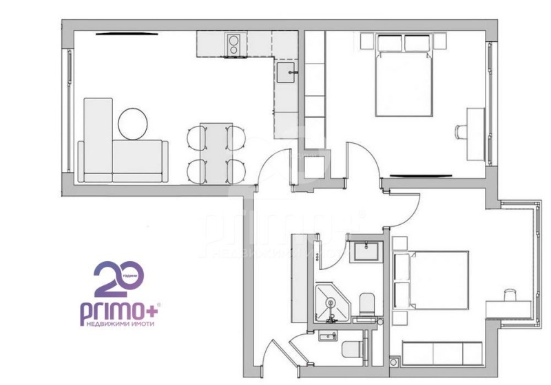 De vânzare  2 dormitoare Sofia , Borovo , 70 mp | 84190206 - imagine [6]