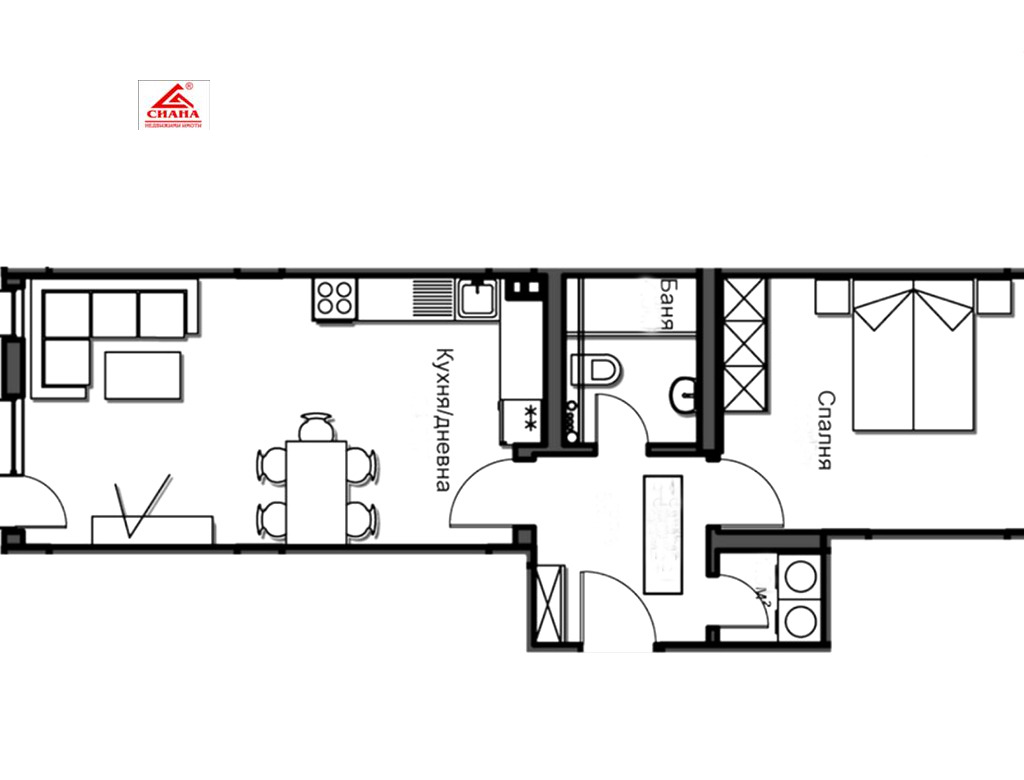 Продава 2-СТАЕН, гр. София, Красно село, снимка 2 - Апартаменти - 53980488