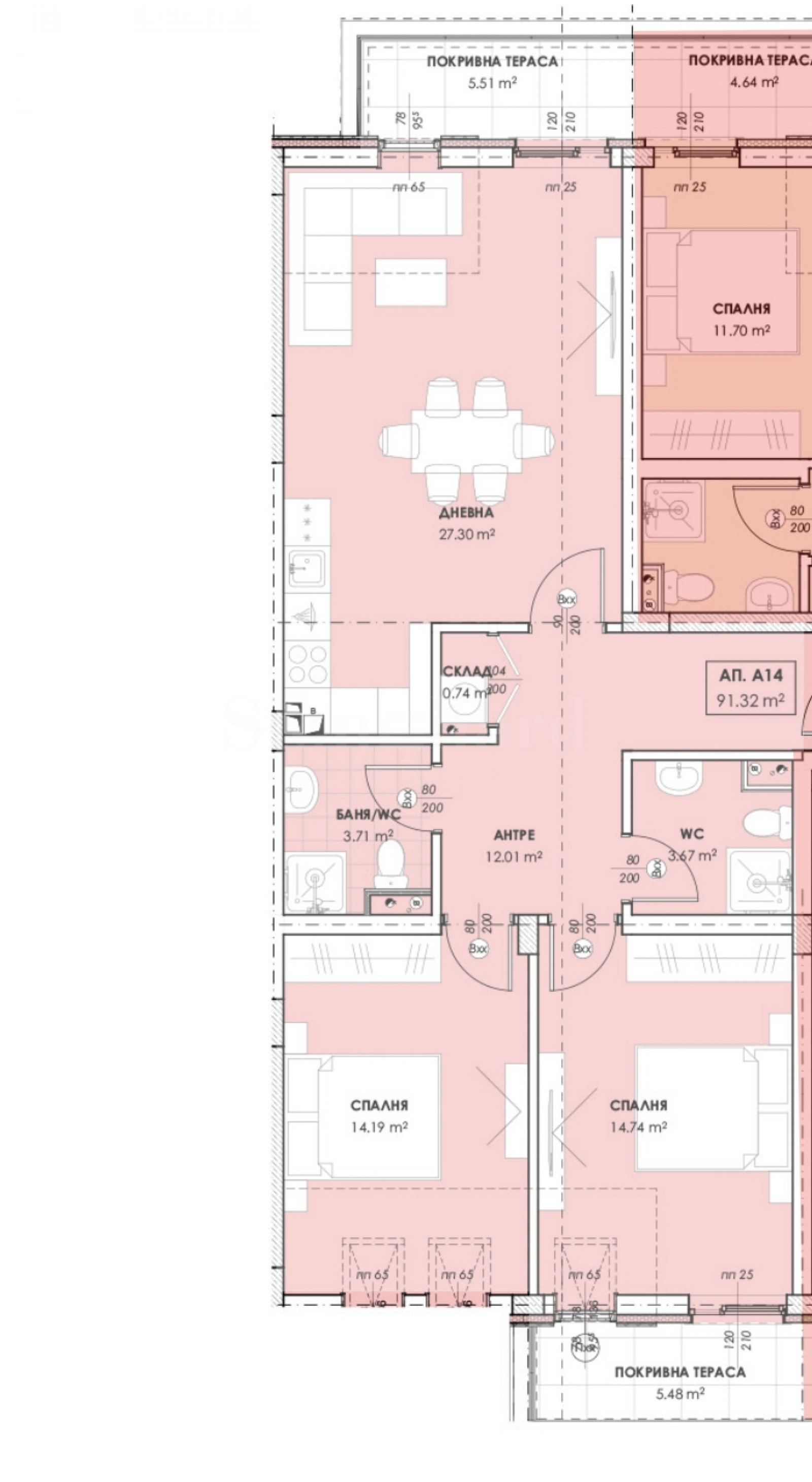 Продава 3-СТАЕН, гр. Пловдив, Остромила, снимка 4 - Апартаменти - 53871092